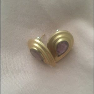 Amethyst Teardrop Earrings